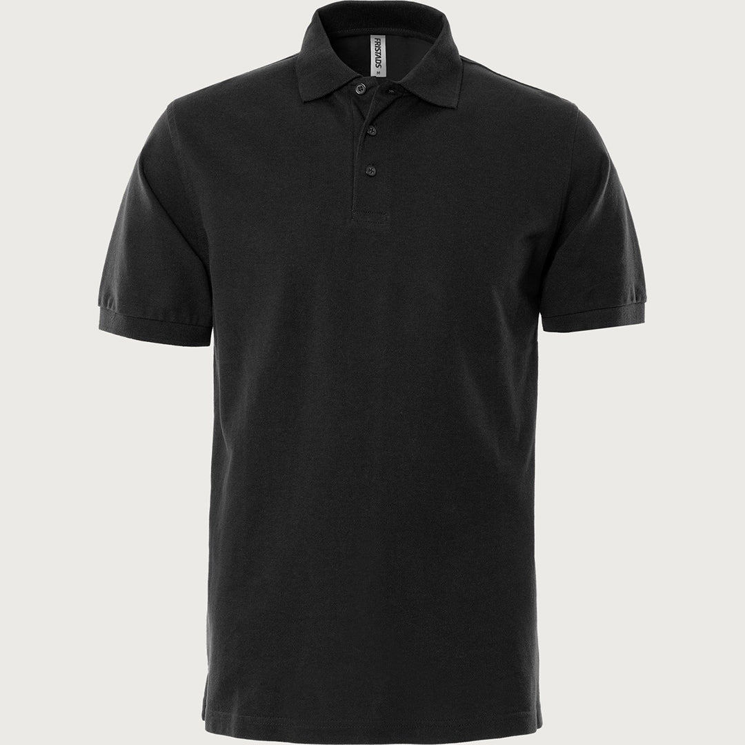Acode Heavy poloshirt, Sort