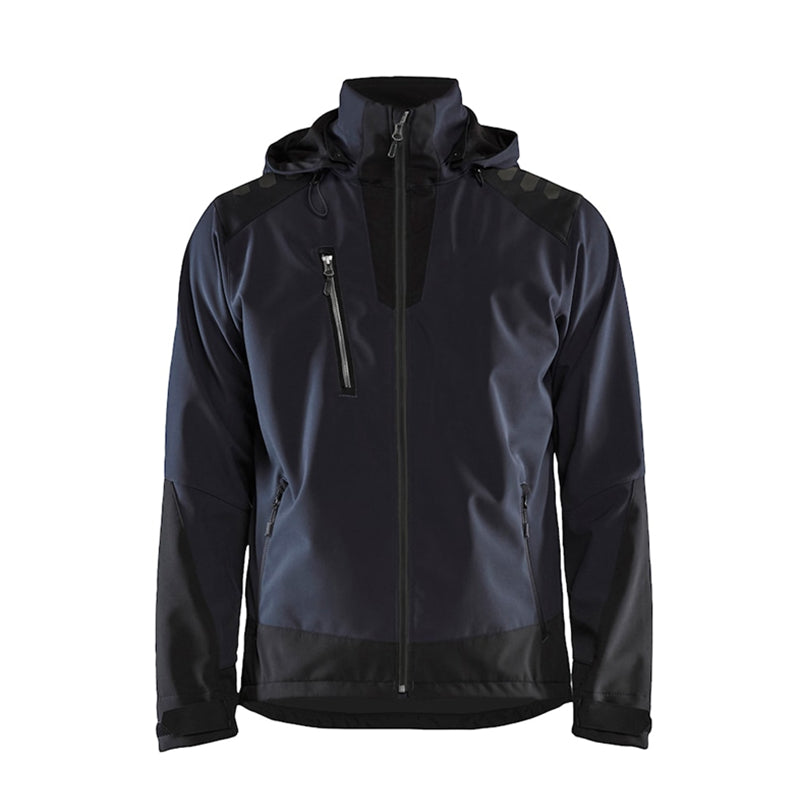 Softshell Jakke, Navy/Sort