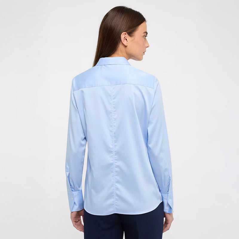 Satin Shirt, Lyseblå