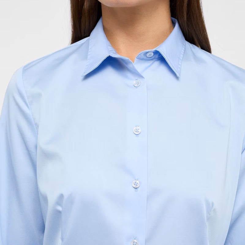 Satin Shirt, Lyseblå