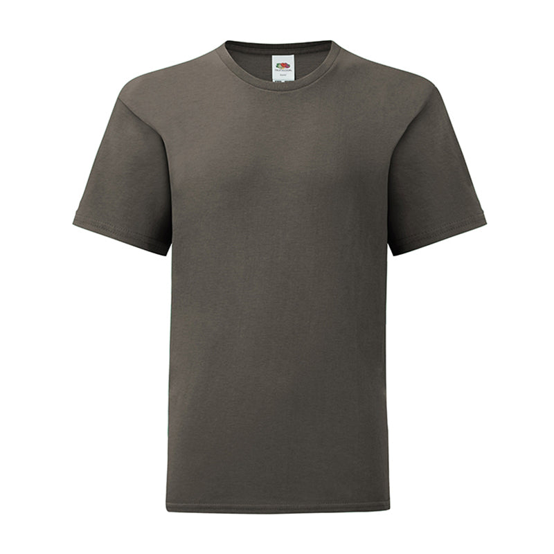 Kids Iconic T, Mørkegrå