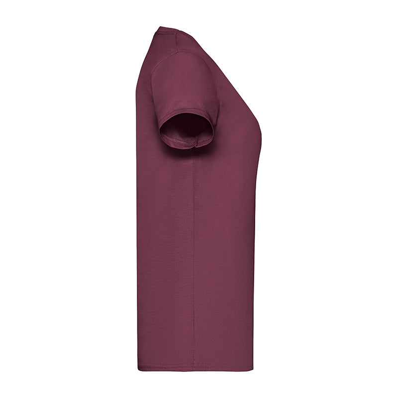 Ladies Valueweight T, Bordeaux