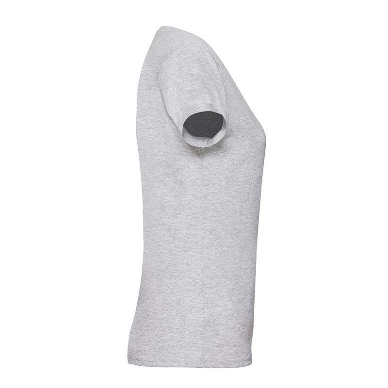 Ladies Valueweight T, Gråmeleret
