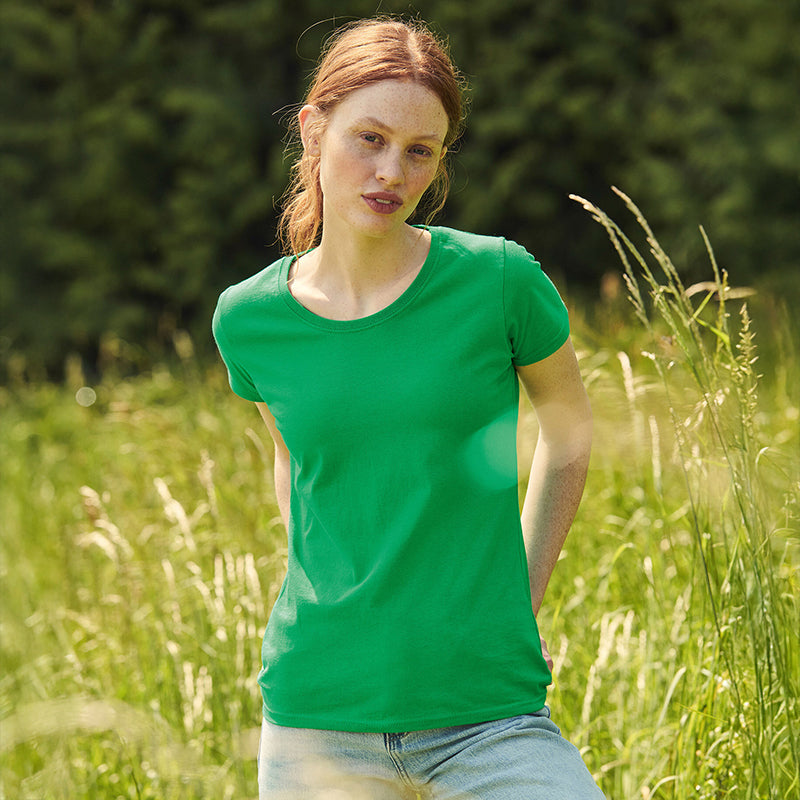 Ladies Valueweight T, Grøn