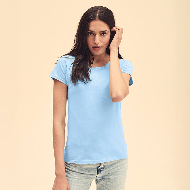 Ladies Valueweight T, Lyseblå