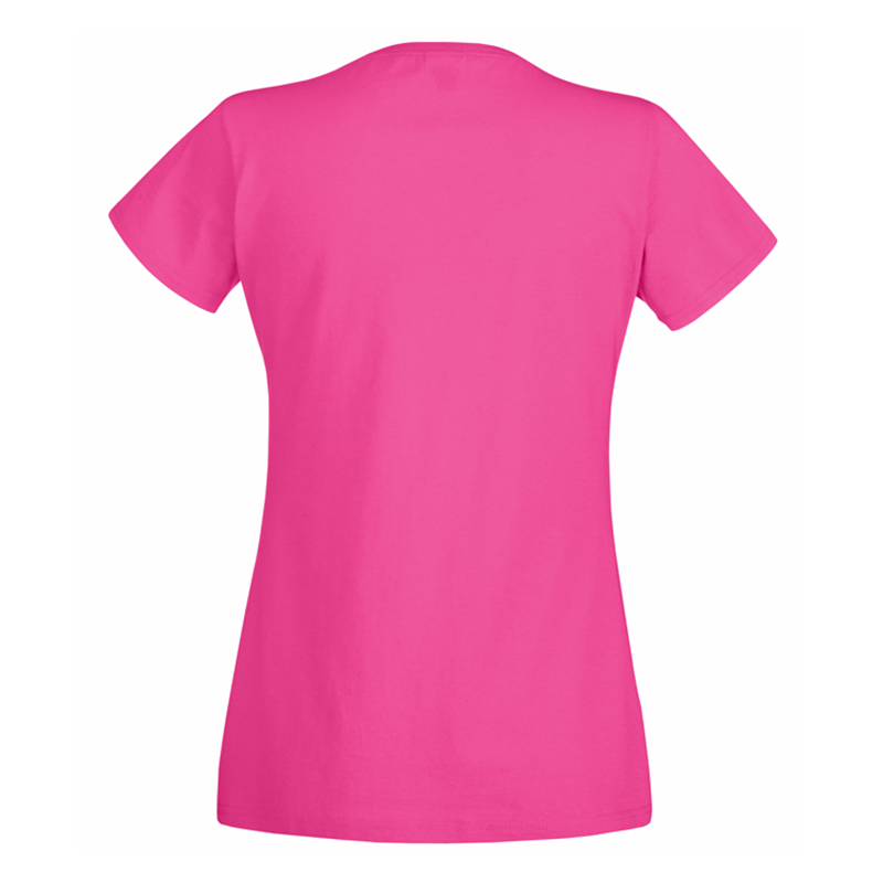 Ladies Valueweight V Neck T, Lyserød