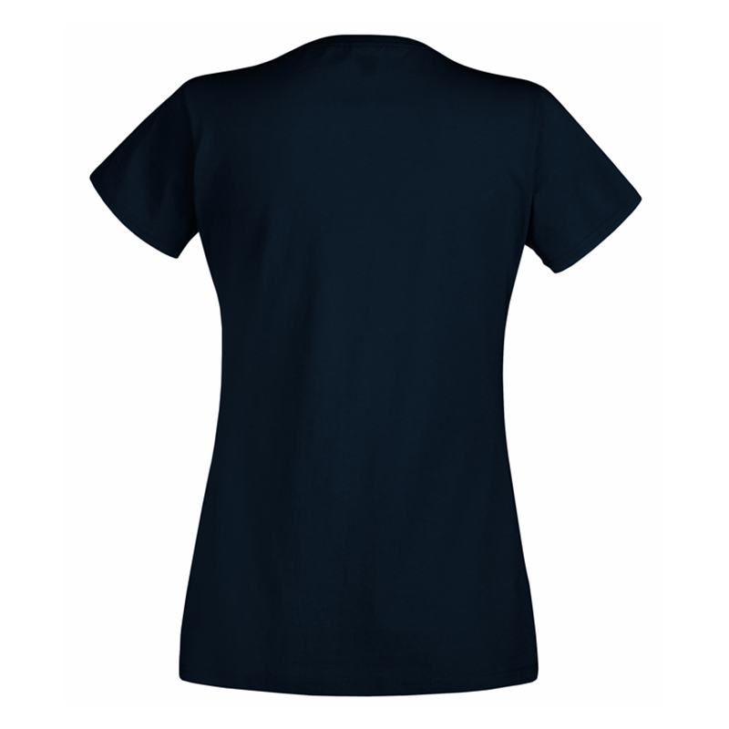 Ladies Valueweight V Neck T, Mørk navy