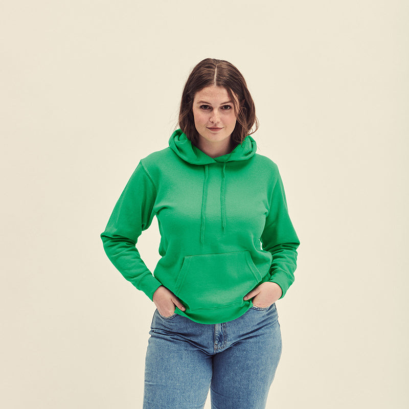 Ladies Classic Hooded Sweat, Gråmeleret