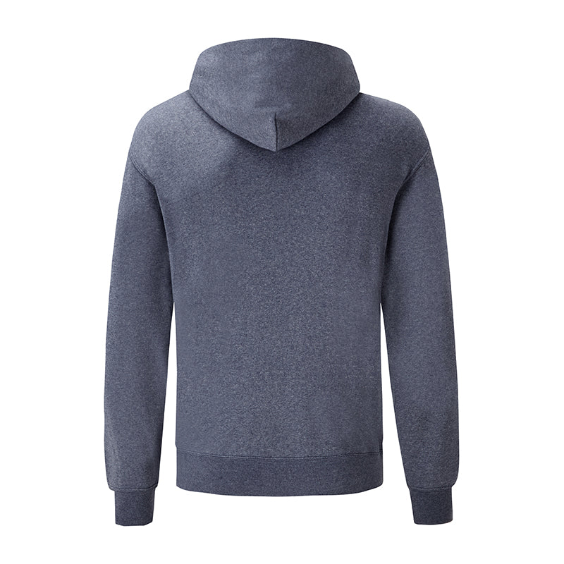 Classic Hooded Sweat, Navy meleret