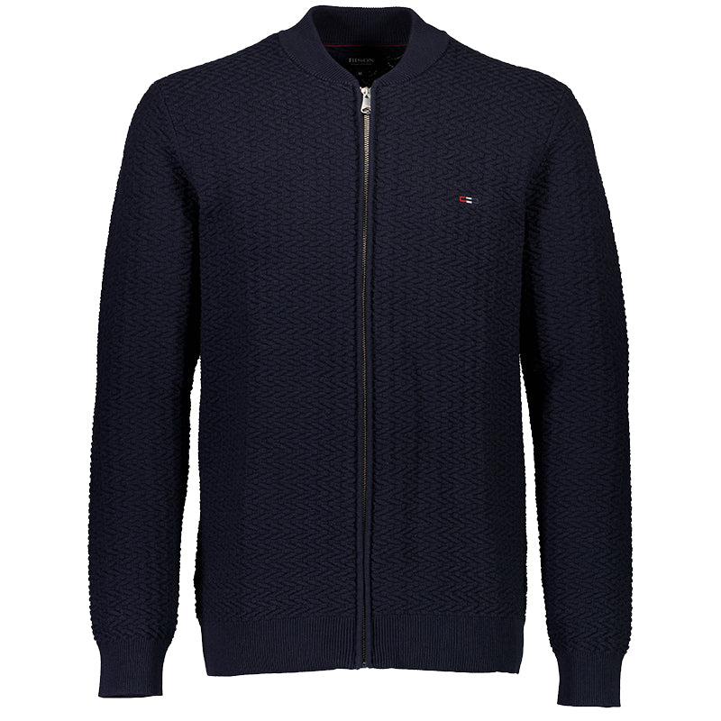 Cardigan Strukturstrik, Navy