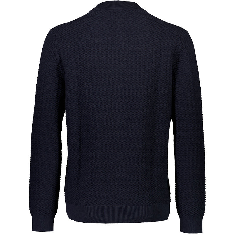 Cardigan Strukturstrik, Navy