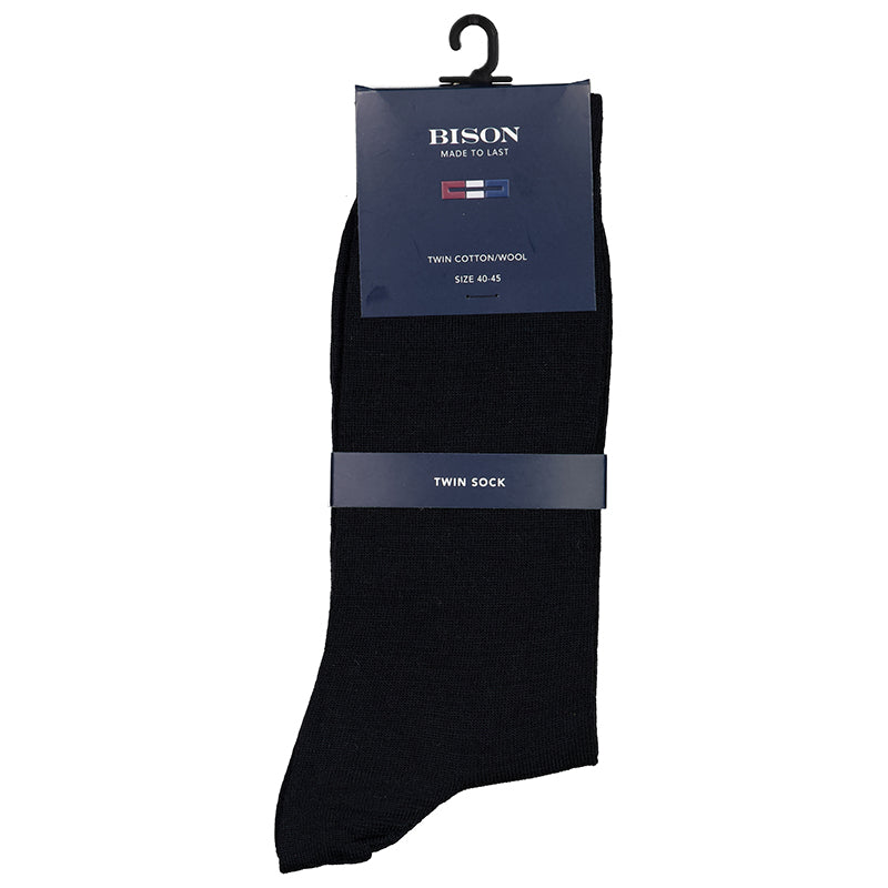 Strømper Uld/Bomuld, Navy