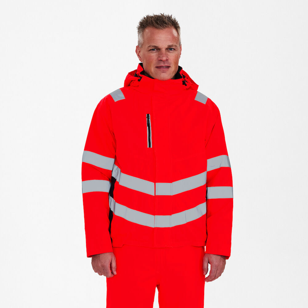 Sikkerheds vinterjakke, Rød