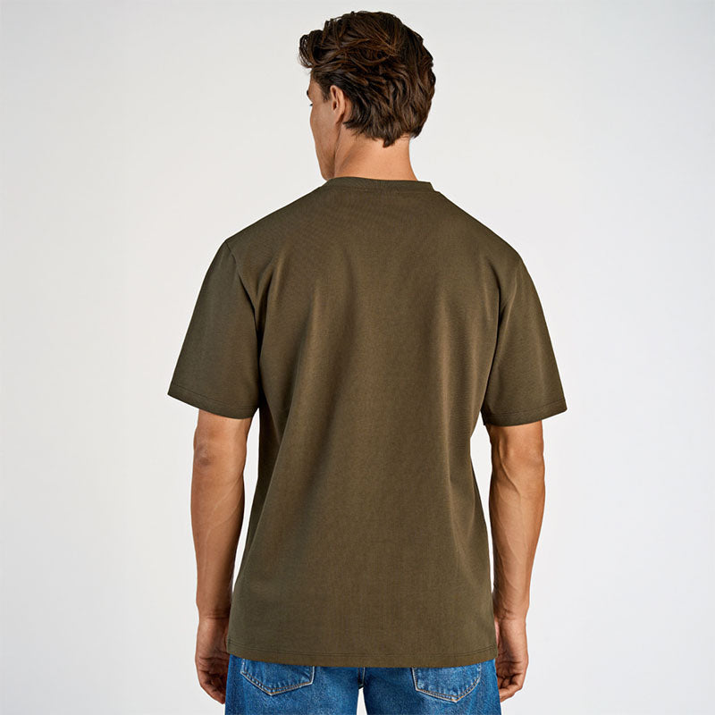 Oversize fit t-shirt, Mørkebrun
