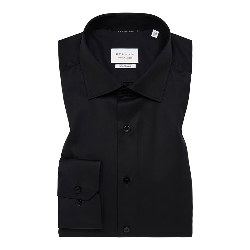 Cover Shirt, Modern Fit Sort