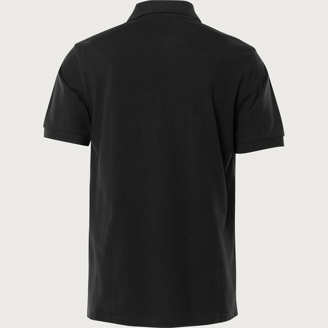 Acode Heavy poloshirt, Sort