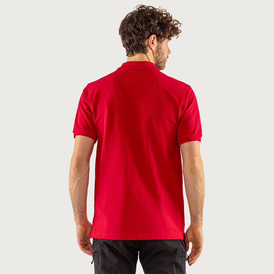Acode Heavy poloshirt, Rød