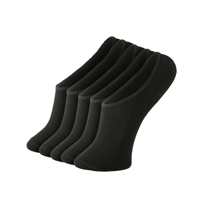 Små ankelstrømper 5-pack, Sort