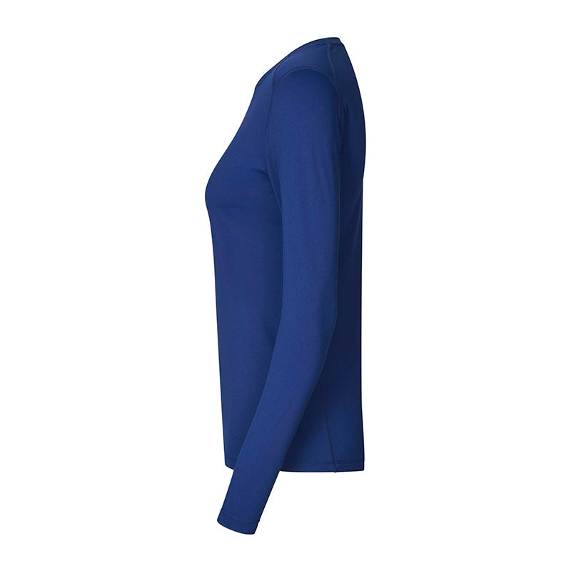 Langærmet Active t-shirt Dame, Navy