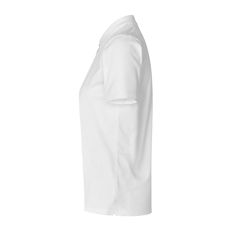 Active Poloshirt Dame, Hvid