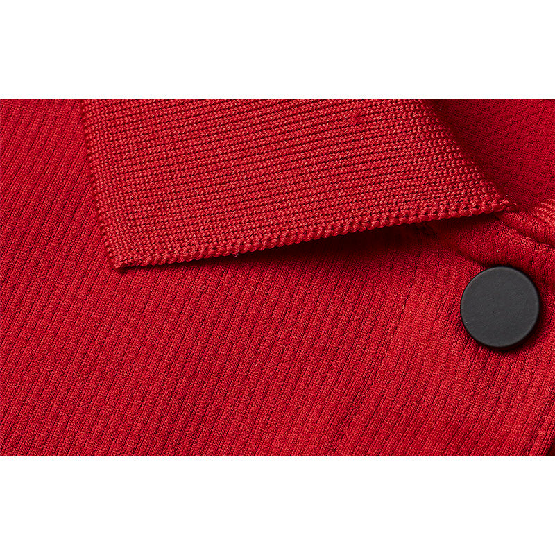 Active Poloshirt Dame, Rød