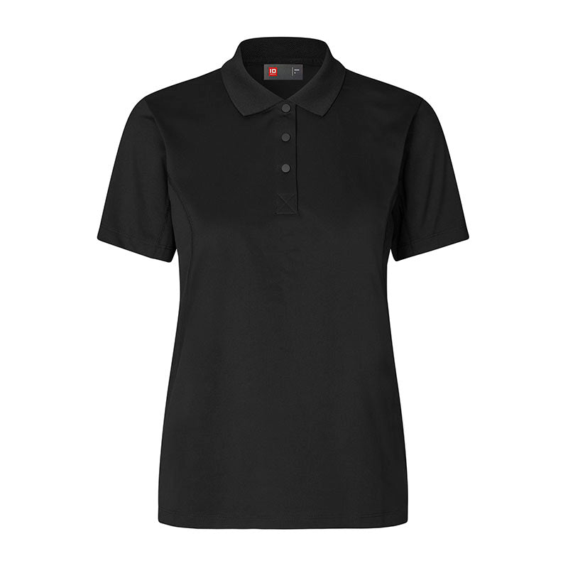 Active Poloshirt Dame, Sort