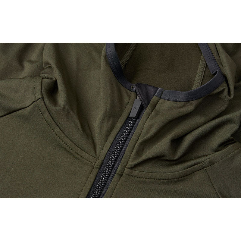 Stretch Hoodie Dame, Oliven