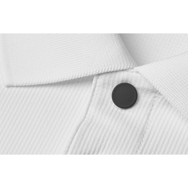 Active Poloshirt Herre, Hvid