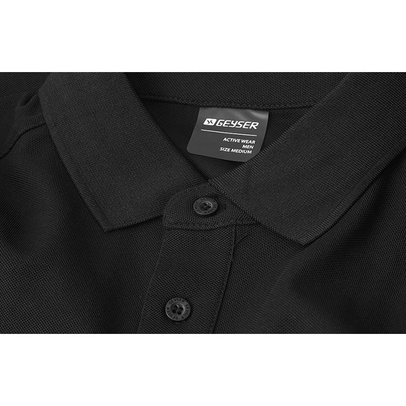Polo shirt Functional, Sort