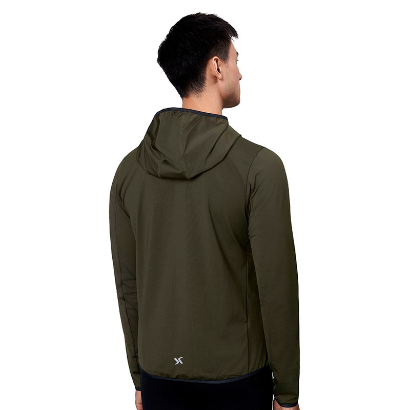 Stretch Hoodie, Oliven