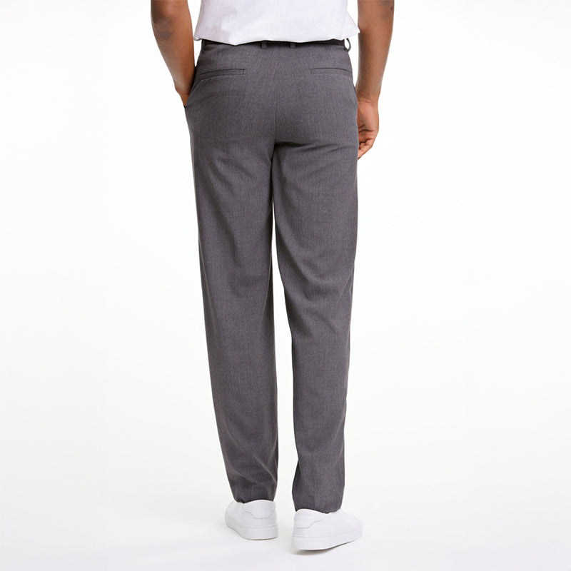 Klassiske bukser Relaxed Fit, Grå