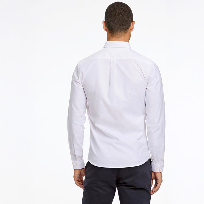 Oxford skjorte Slim Fit, Hvid