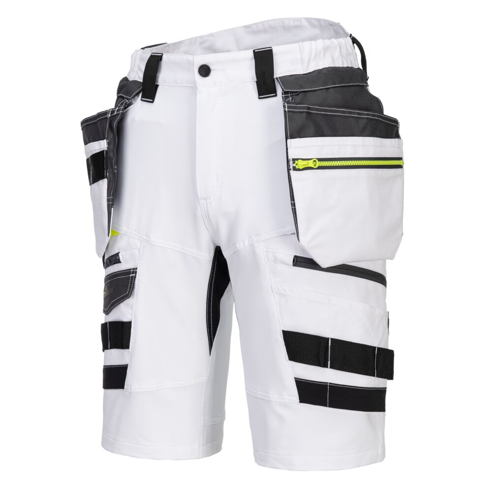 Shorts med aftagelige hængelommer, Hvid