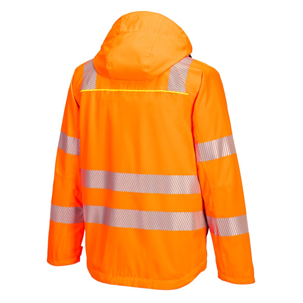 Hi-Vis Skaljakke, Orange/Sort