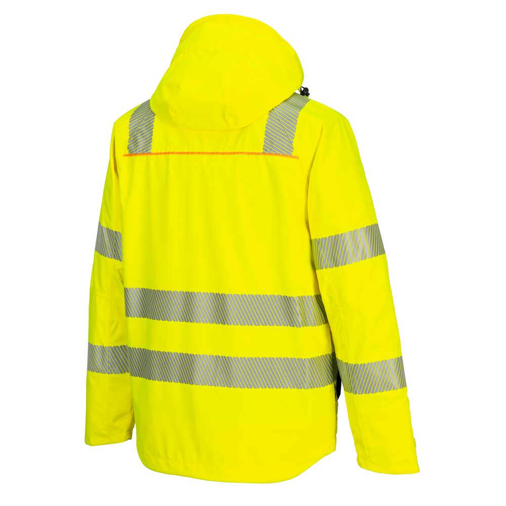 Hi-Vis Skaljakke, Gul/Sort