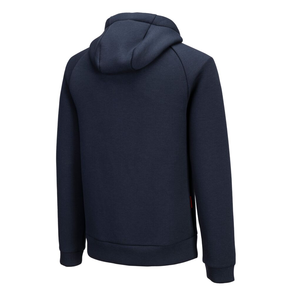 Hættetrøje med lynlås, Navy