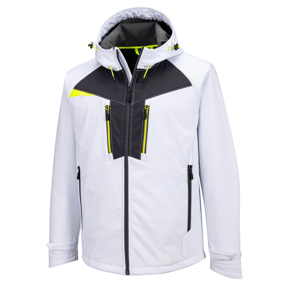 Softshell jakke (3lags), Hvid