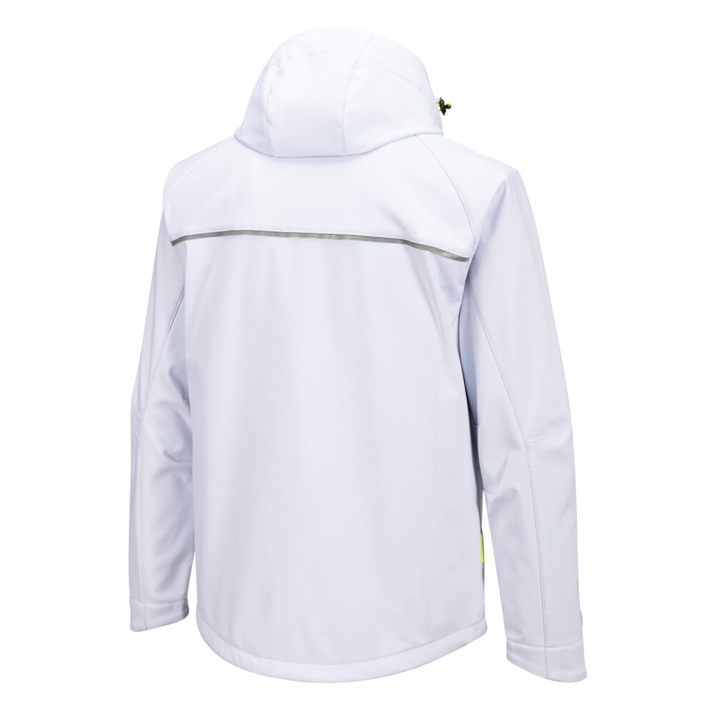 Softshell jakke (3lags), Hvid