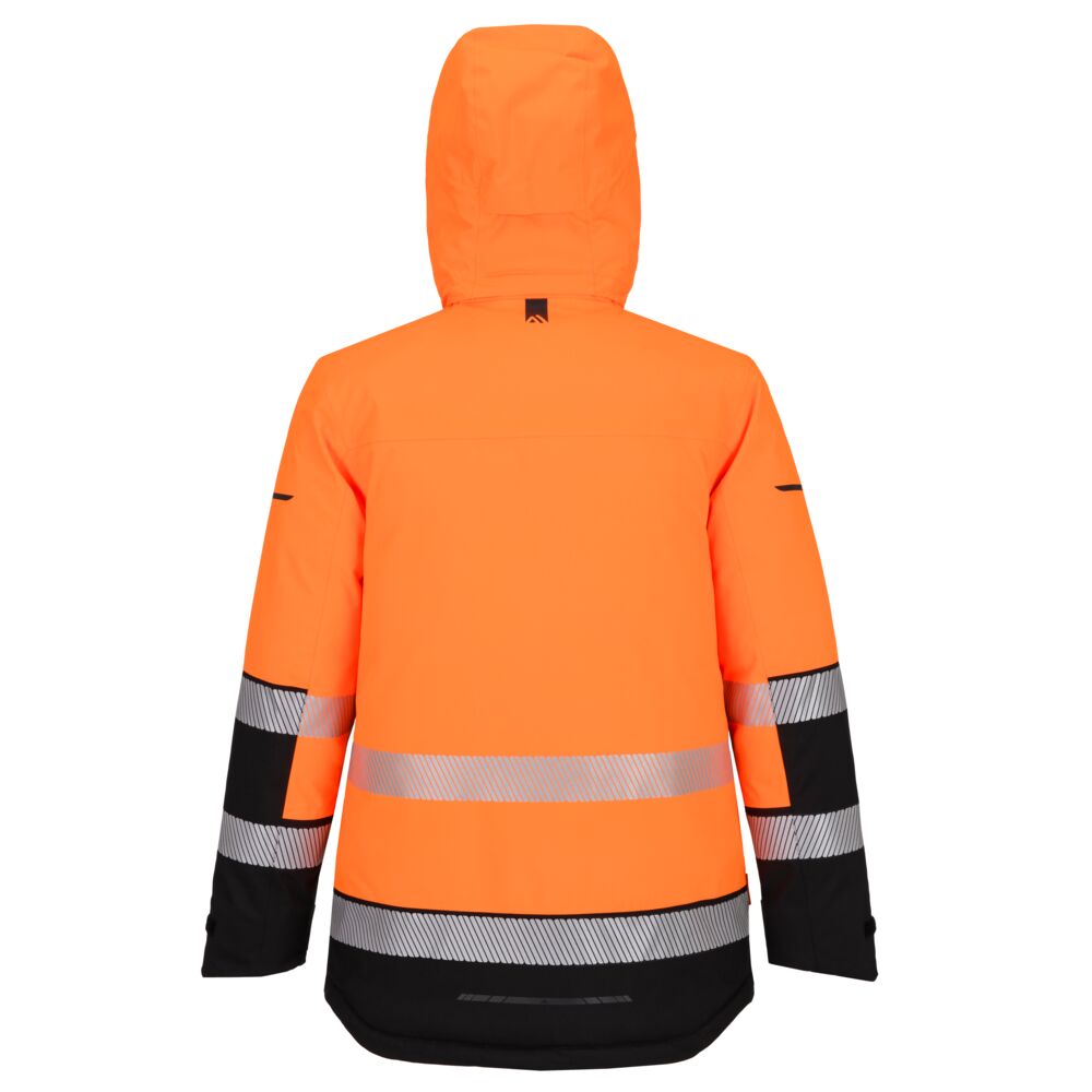 Expedition vinter parka, Orange/Sort
