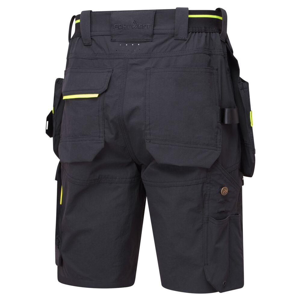 Letvægts shorts med hængelommer, Sort