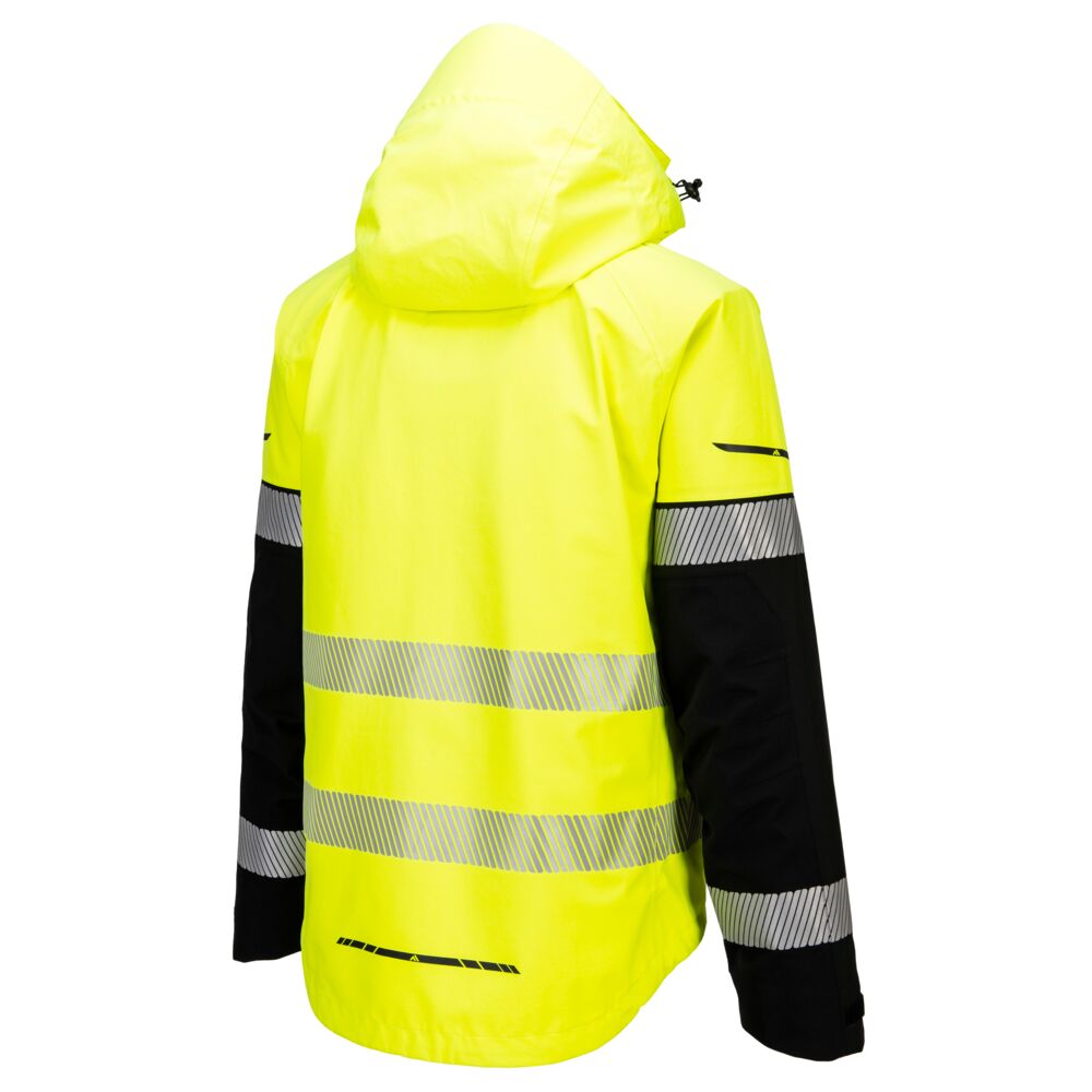 Hi-Vis Skal Jakke, Gul/Sort