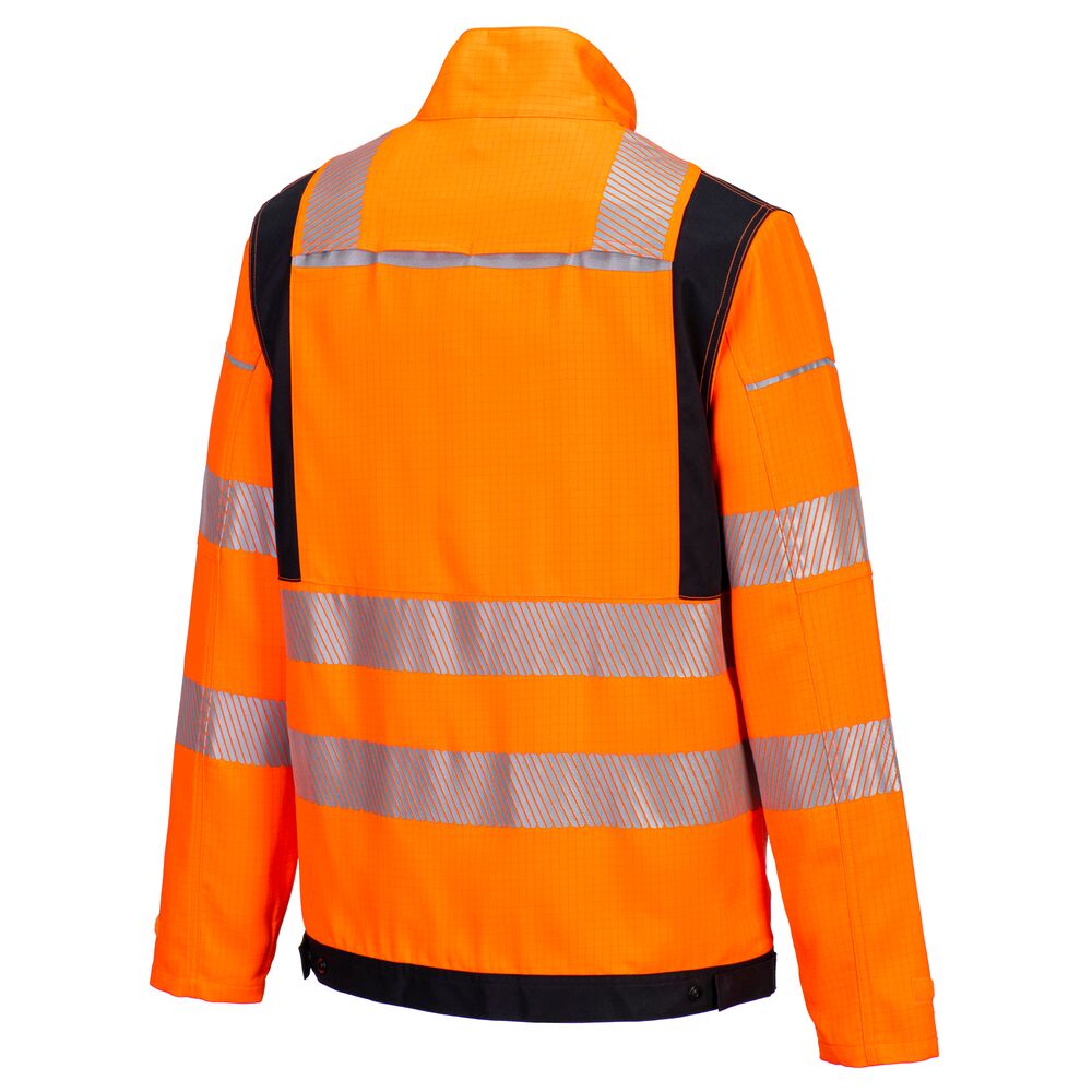 Modaflame HVO arbejdsjakke, Orange/Sort