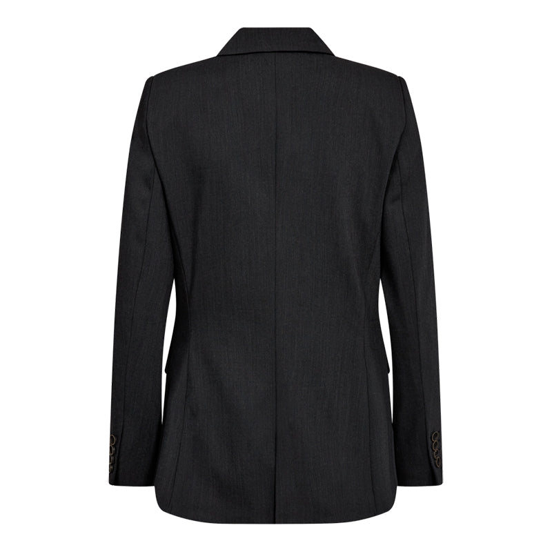 Traveller Dame Blazer Modern Fit, Lang model, Koksgrå