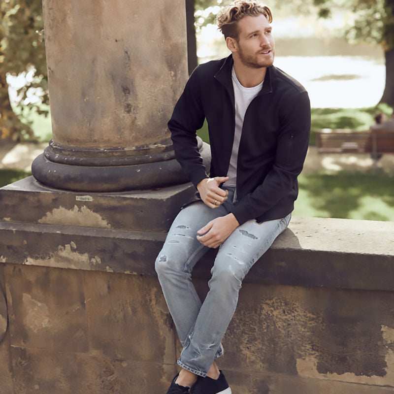 Basic Active Cardigan, Sort