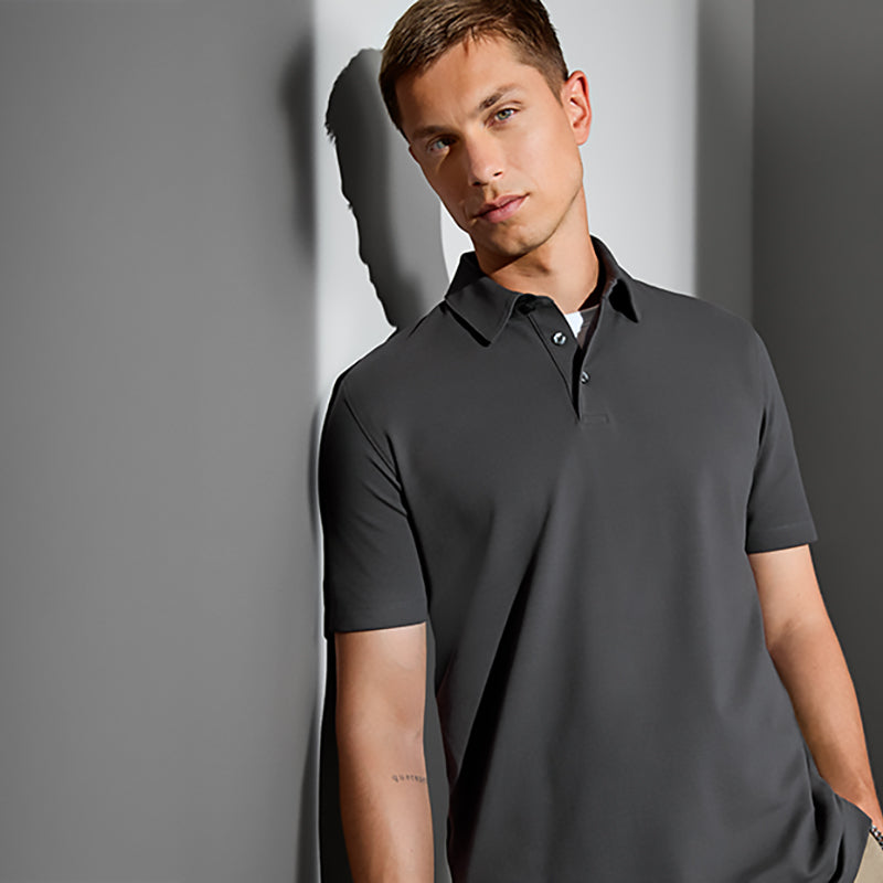 Poloshirt Organic, Grå