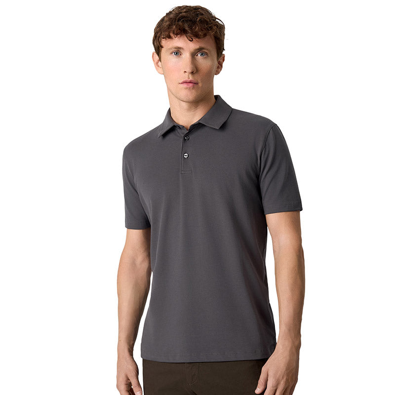 Poloshirt Organic, Grå