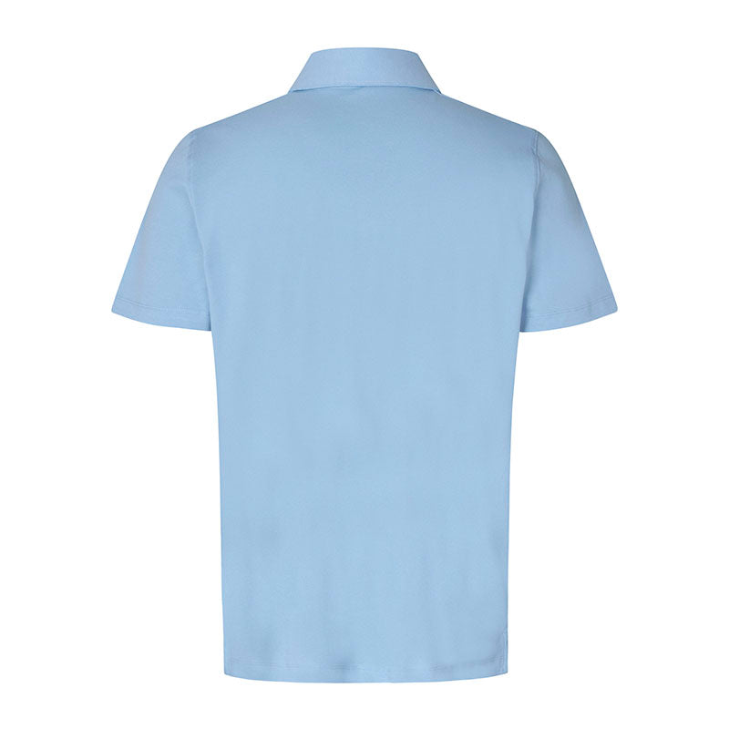 Poloshirt Organic, Lyseblå