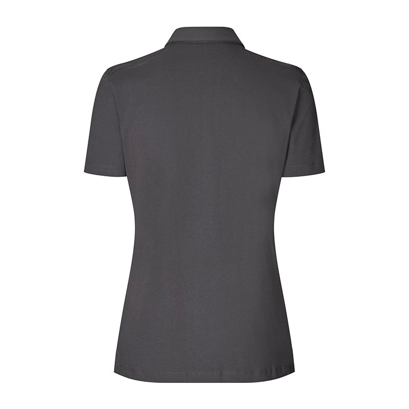 Poloshirt Organic Dame, Grå
