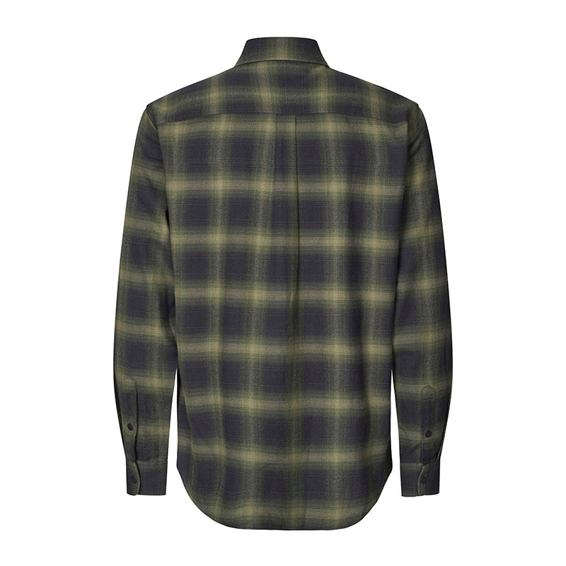 Flannel Skjorte, Oliven