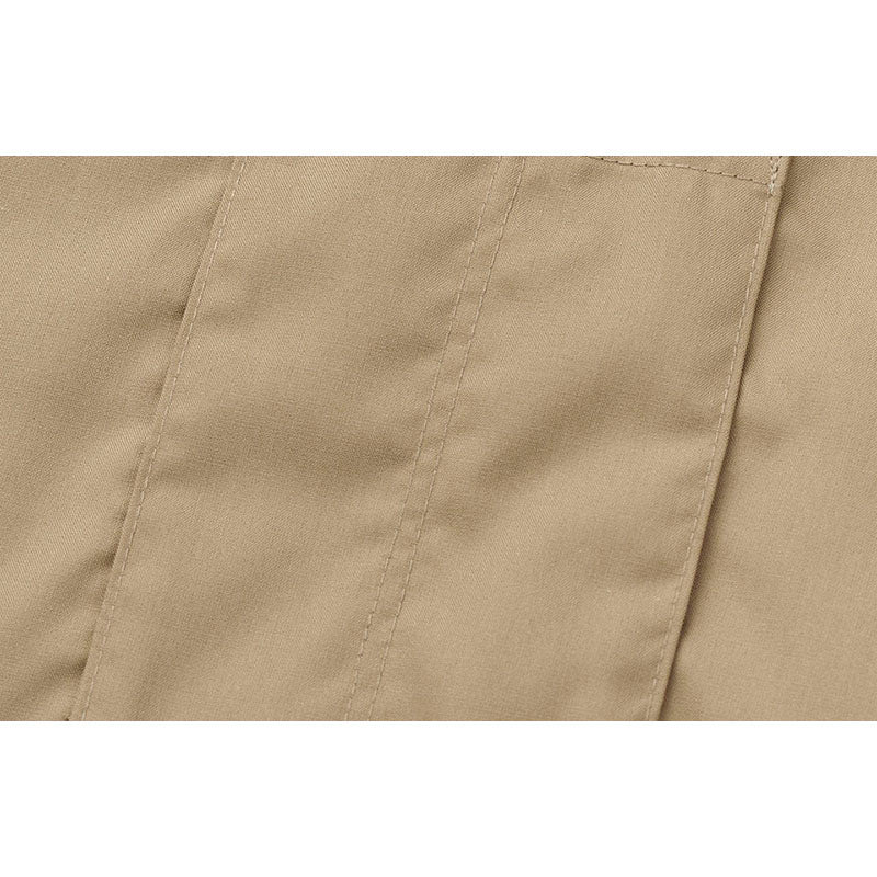 Poplin stretch skjorte herre, Sand